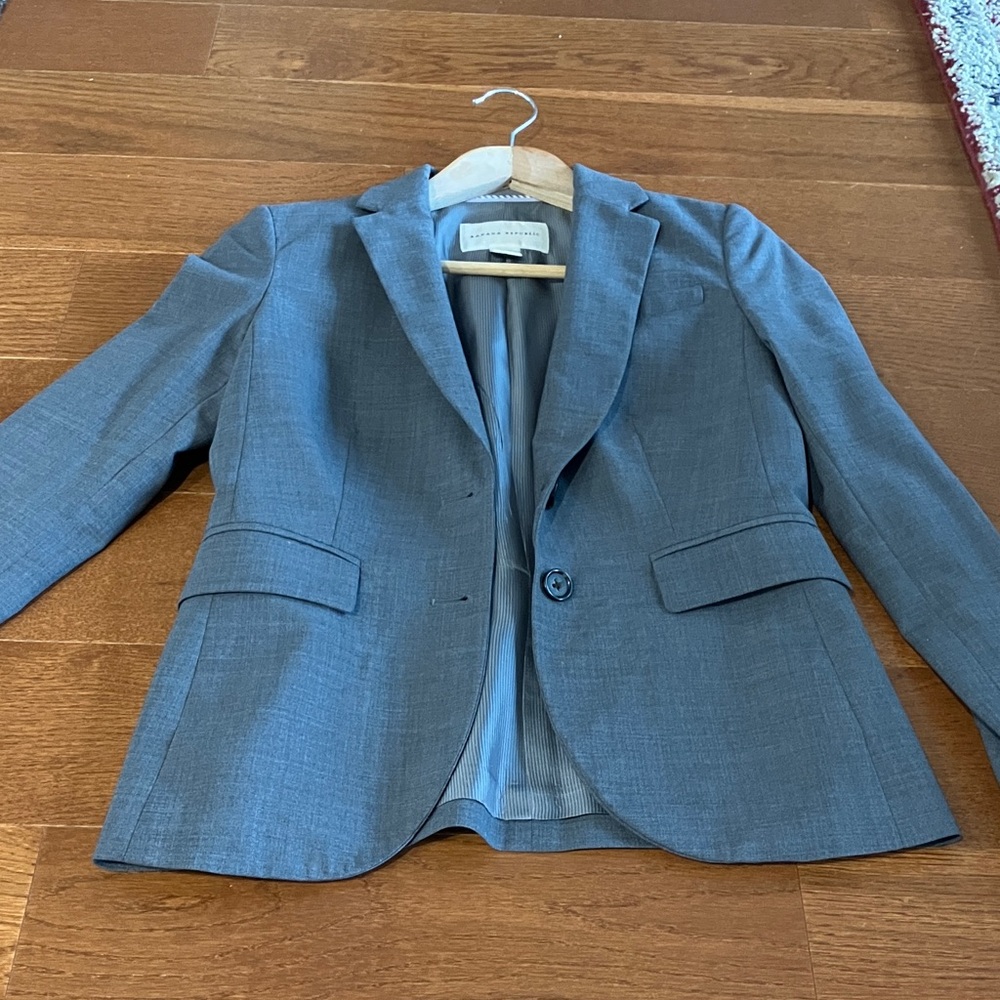 Banana Republic Charcoal Blazer